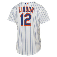 Francisco Lindor New York Mets Nike Youth Home Replica Player Jersey discount