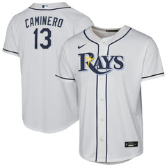 Junior Caminero Tampa Bay Rays Nike Youth Home Replica Player Jersey Sale