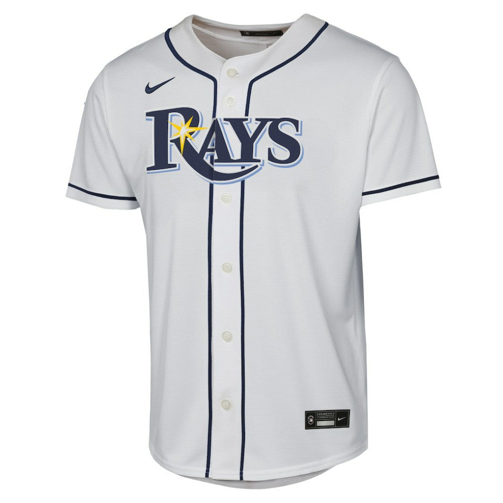 Junior Caminero Tampa Bay Rays Nike Youth Home Replica Player Jersey - White | MLB Jerseys
