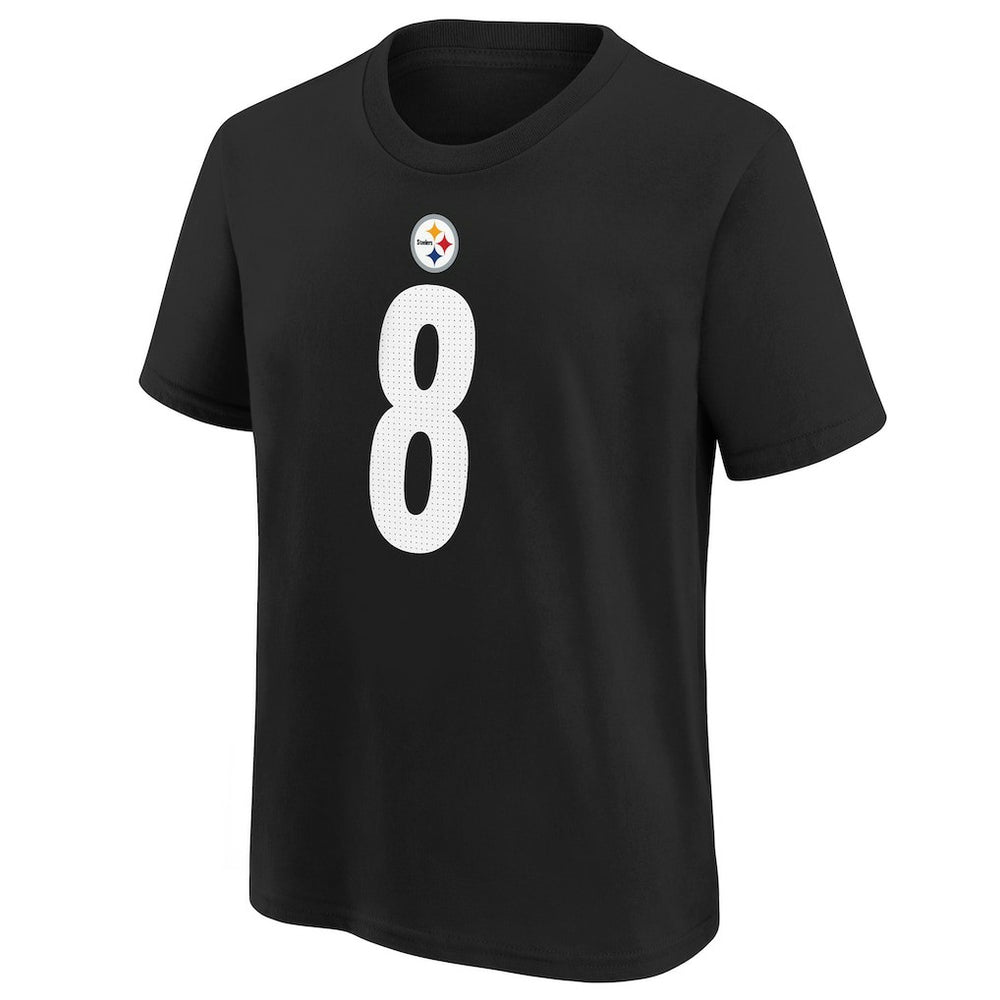 Aaron Rodgers Pittsburgh Steelers Youth Player Name & Number T-Shirt Black - NFL