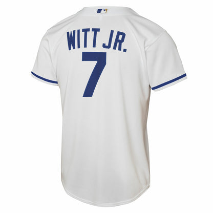 Bobby Witt Jr. Kansas City Royals Nike Youth Home Replica Player Jersey - White | MLB Jerseys