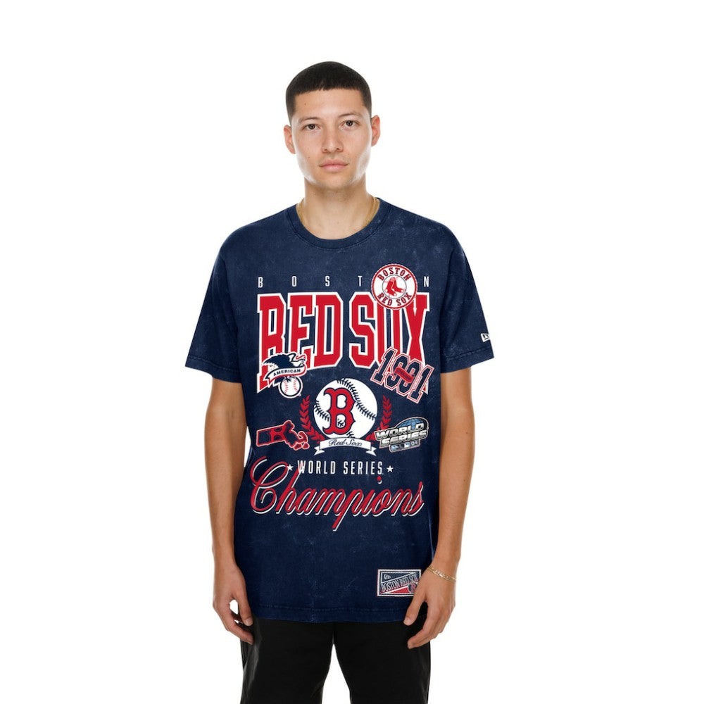 Boston Red Sox New Era Mineral Wash T-Shirt Lifestyle