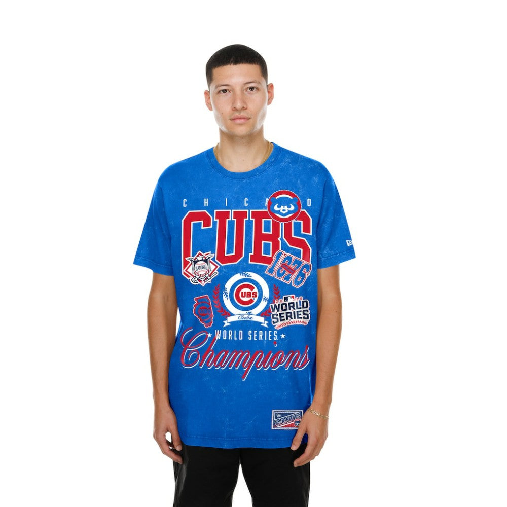 Chicago Cubs New Era Mineral Wash T-Shirt Clearance