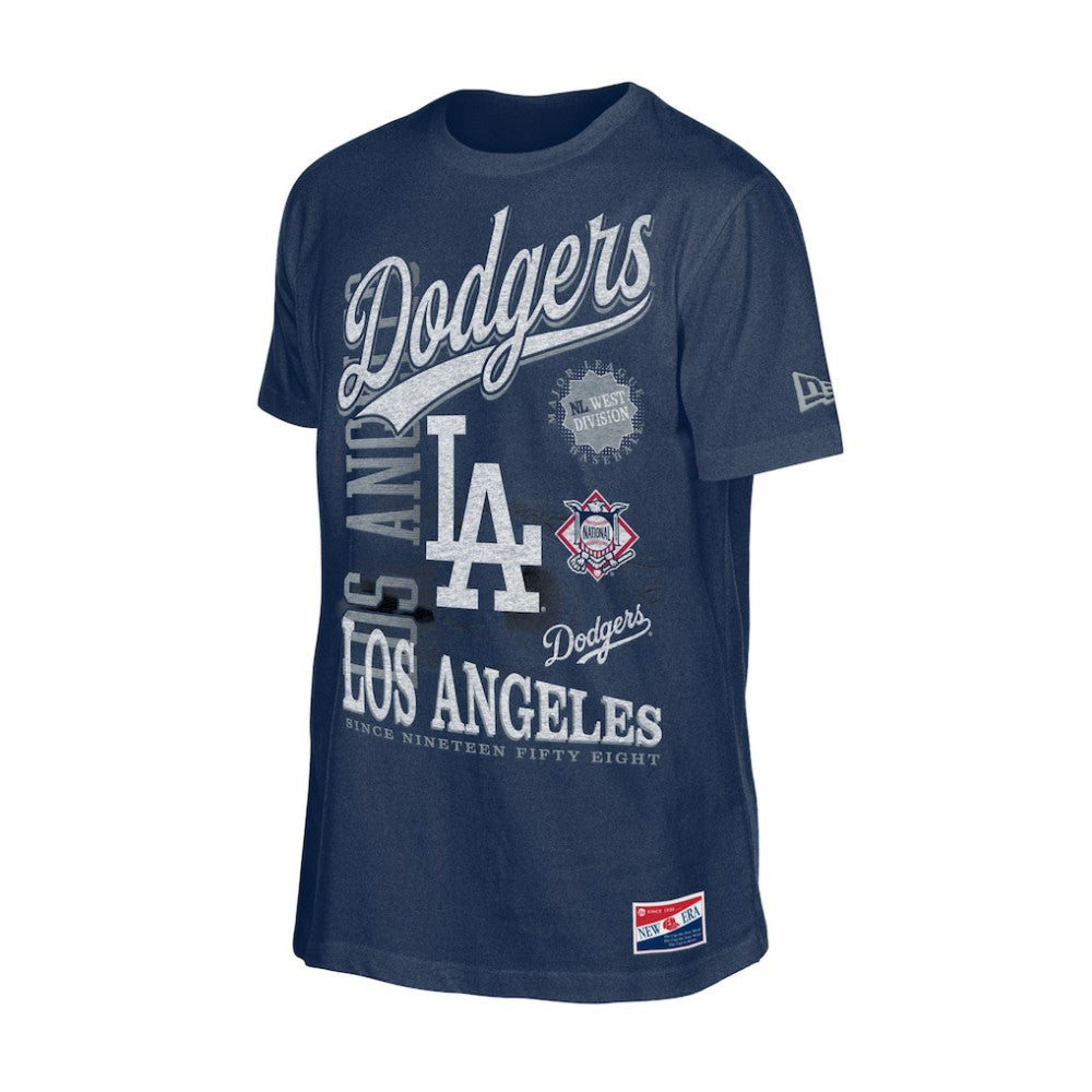 Los Angeles Dodgers New Era  Oversized Throwback Distressed T-Shirt Online