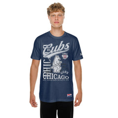 Chicago Cubs New Era  Oversized Throwback Distressed T-Shirt Sale