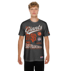 San Francisco Giants New Era  Oversized Throwback Distressed T-Shirt Clearance