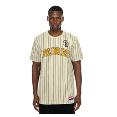 San Diego Padres New Era Throwback Meshback Pinstripe T-Shirt Online