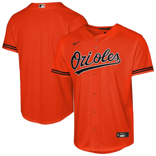 Baltimore Orioles Nike Youth Alternate 2 Replica Jersey - Orange | MLB Jerseys