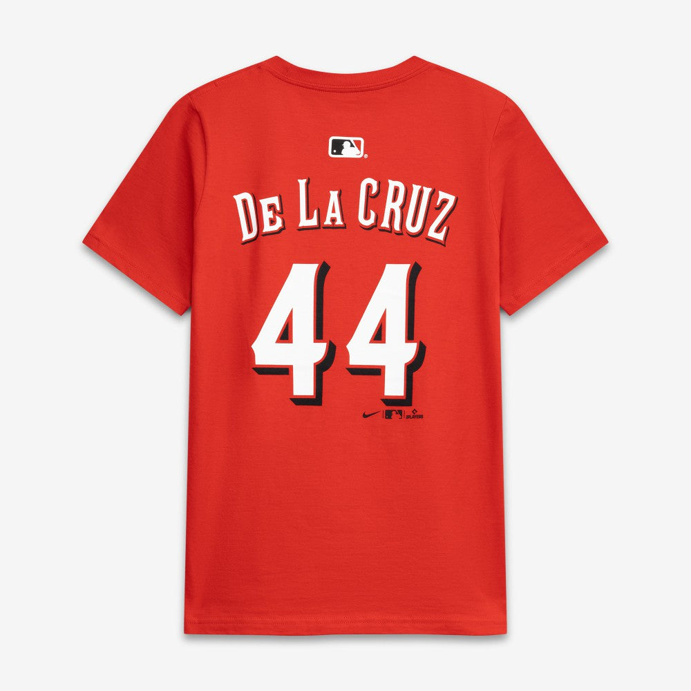 Elly De La Cruz Cincinnati Reds Nike Youth Name & Number T-Shirt Lifestyle