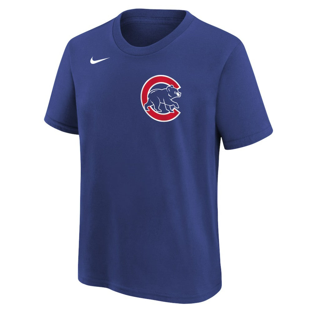 Dansby Swanson Chicago Cubs Nike Youth Name & Number T-Shirt Lifestyle