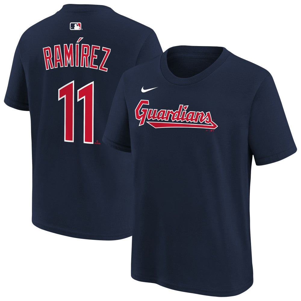 José Ramírez Cleveland Guardians Nike Youth Name & Number T-Shirt On Sale