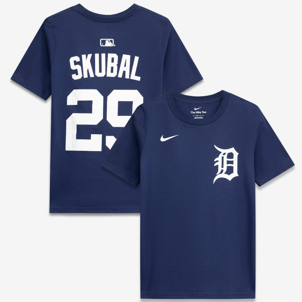 Tarik Skubal Detroit Tigers Nike Youth Name & Number T-Shirt Sale