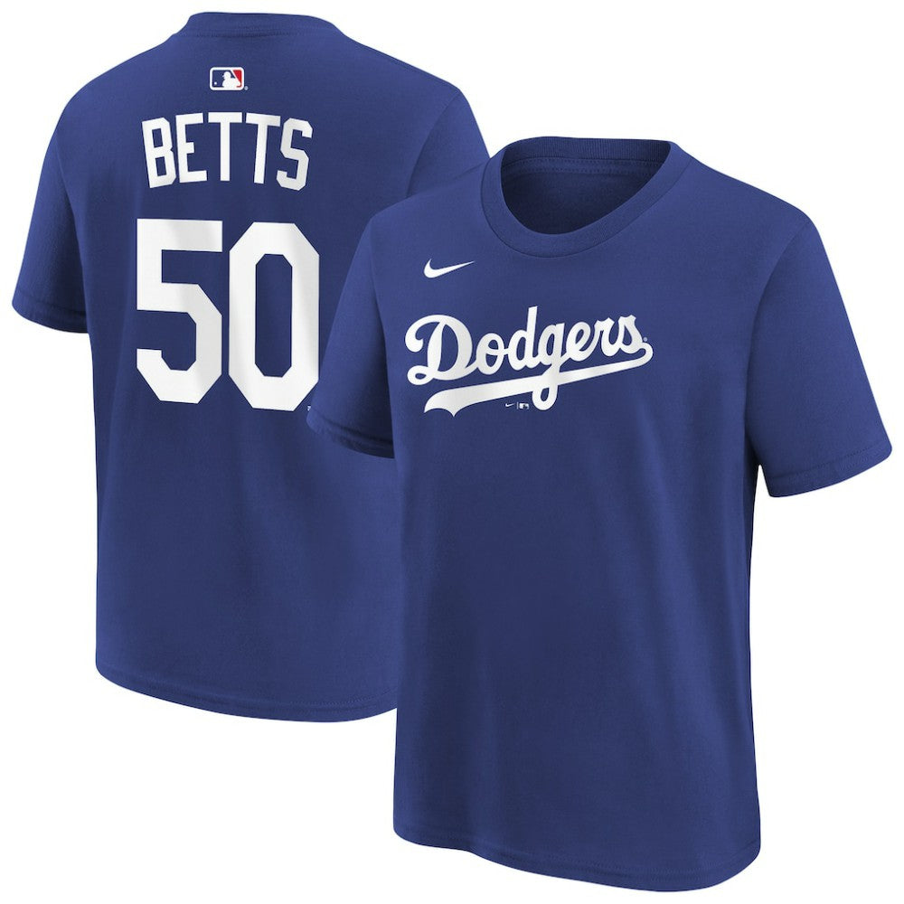 Mookie Betts Los Angeles Dodgers Nike Youth Name & Number T-Shirt Lifestyle