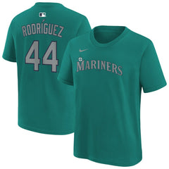 Julio Rodríguez Seattle Mariners Nike Youth Name & Number T-Shirt On Sale