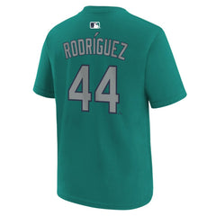 Julio Rodríguez Seattle Mariners Nike Youth Name & Number T-Shirt On Sale