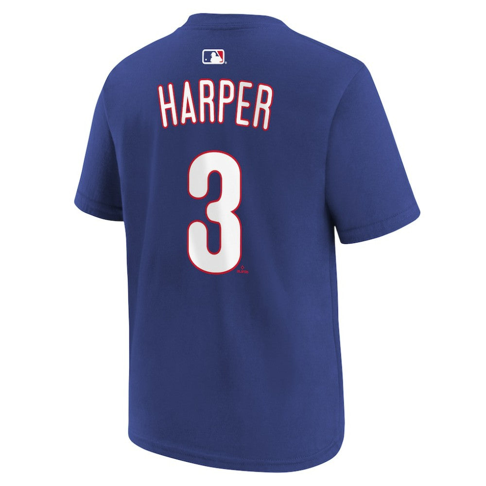 Bryce Harper Philadelphia Phillies Nike Youth Name & Number T-Shirt Near Me