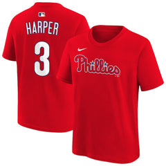 Bryce Harper Philadelphia Phillies Nike Youth Name & Number T-Shirt Lifestyle