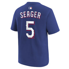 Corey Seager Texas Rangers Nike Youth Name & Number T-Shirt On Sale