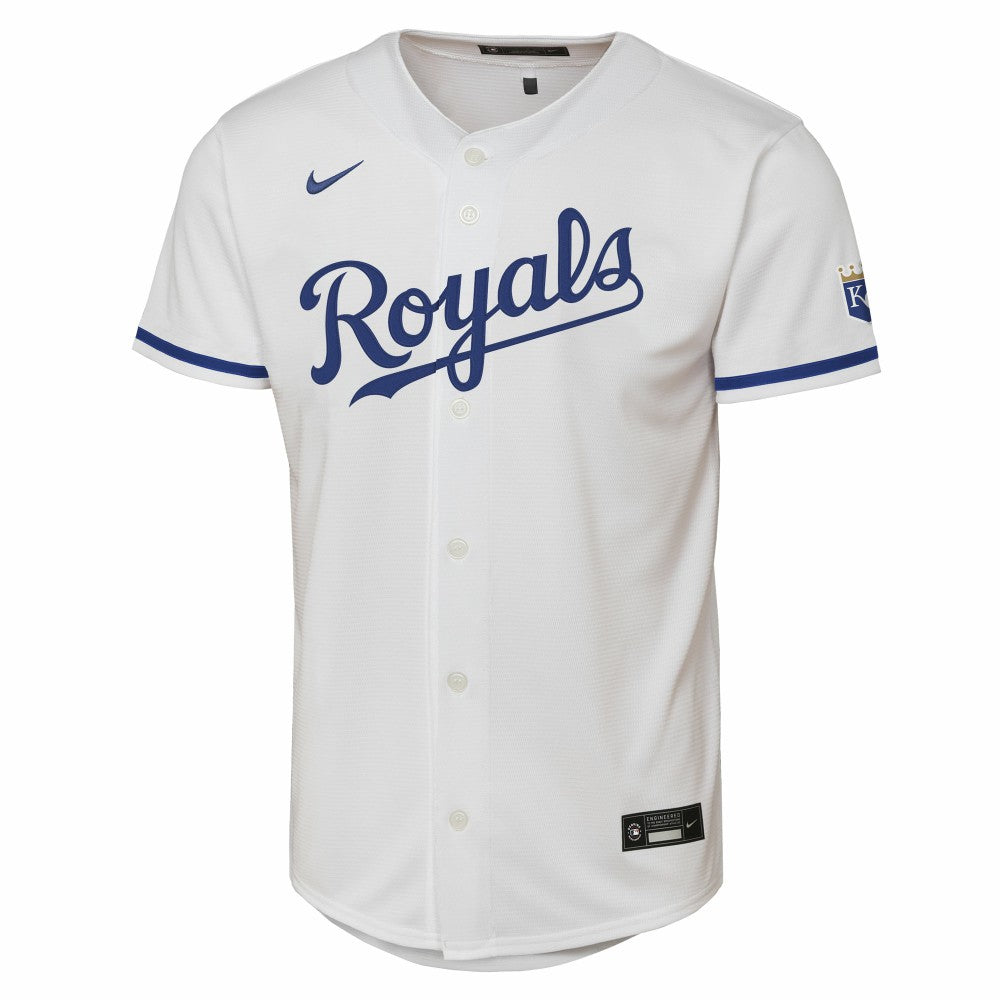 Kansas City Royals Nike Youth Home Stadium Jersey - White | MLB Jerseys