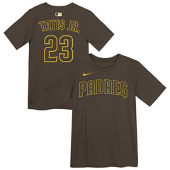Fernando Tatis Jr. San Diego Padres Nike Preschool Name & Number T-Shirt Sale