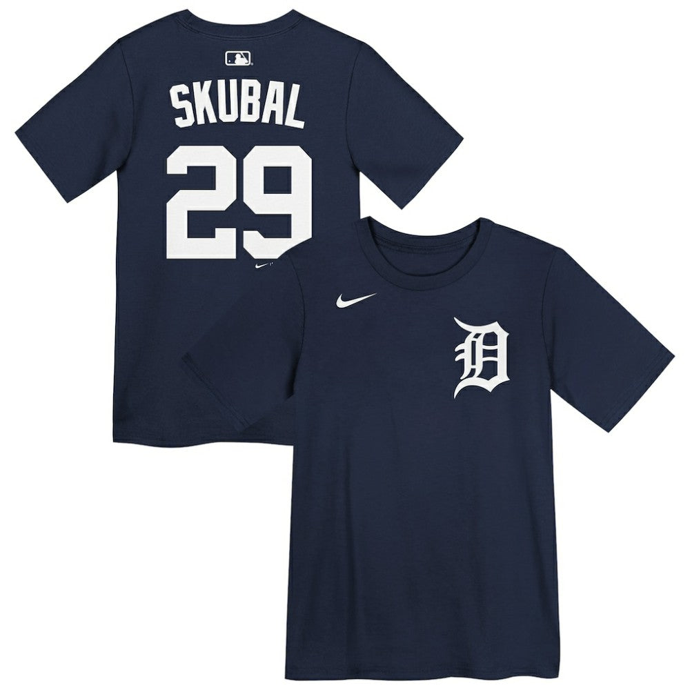 Tarik Skubal Detroit Tigers Preschool Name & Number T-Shirt Lifestyle