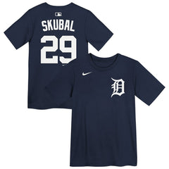 Tarik Skubal Detroit Tigers Preschool Name & Number T-Shirt Lifestyle