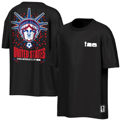 USMNT Outerstuff FIFA World Cup 2026 Rally Oversized 2-Hit T-Shirts - Black