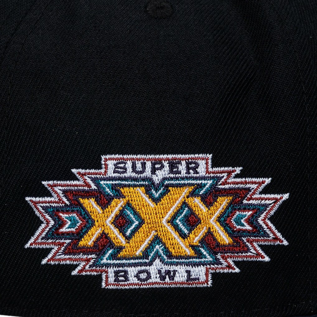 Dallas Cowboys Super Bowl XXX Champions Lux Pro Snapback Black - Mitchell & Ness