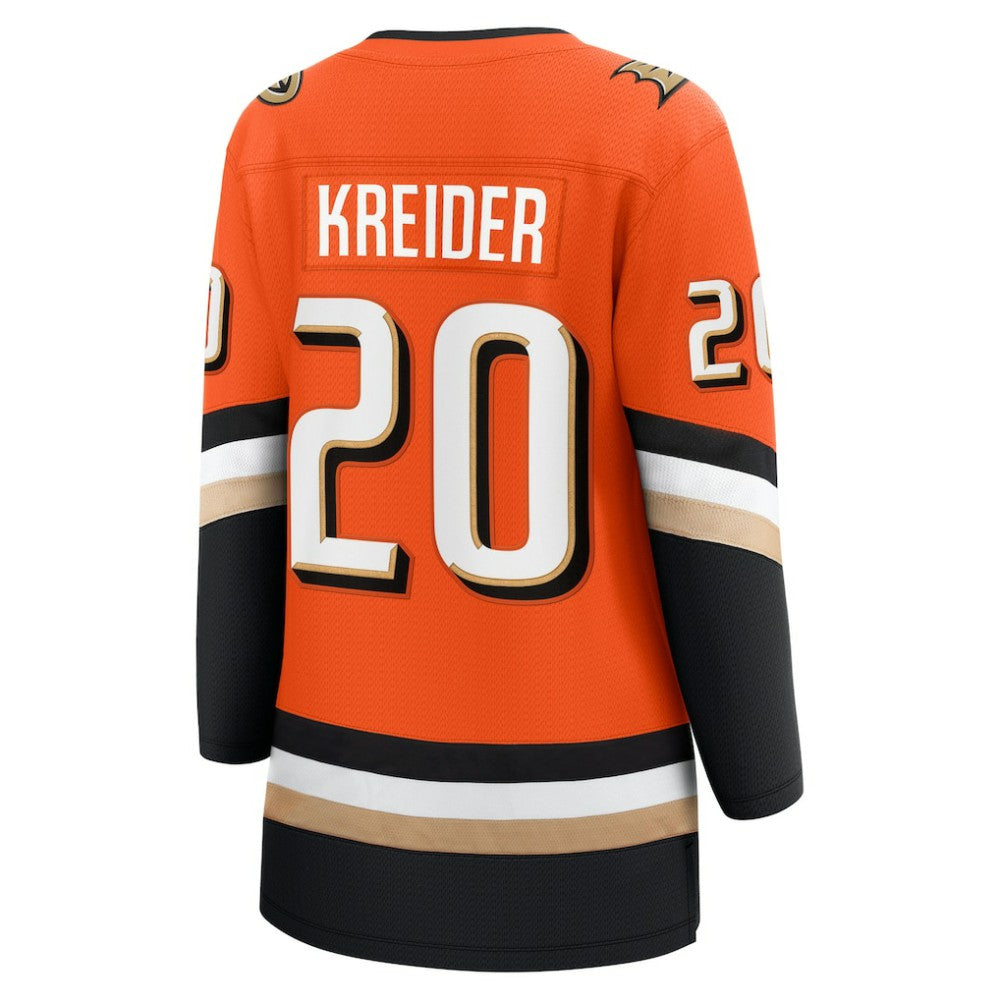 Chris Kreider Anaheim Ducks - Fanatics Women's Home Breakaway Player Jersey Orange