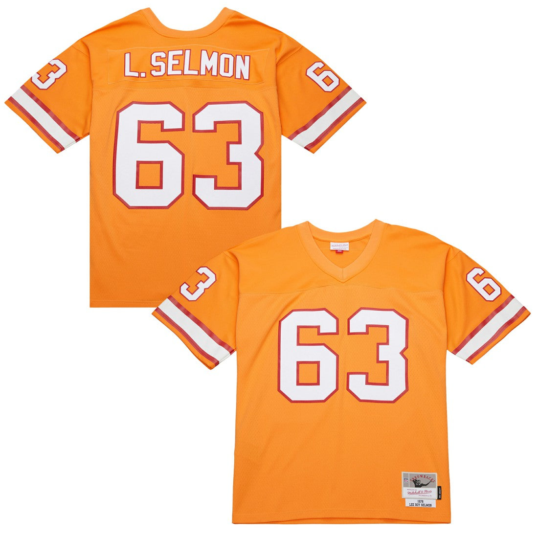 Lee Roy Selmon Tampa Bay Buccaneers 1976 Legacy Replica Jersey Orange - Mitchell & Ness