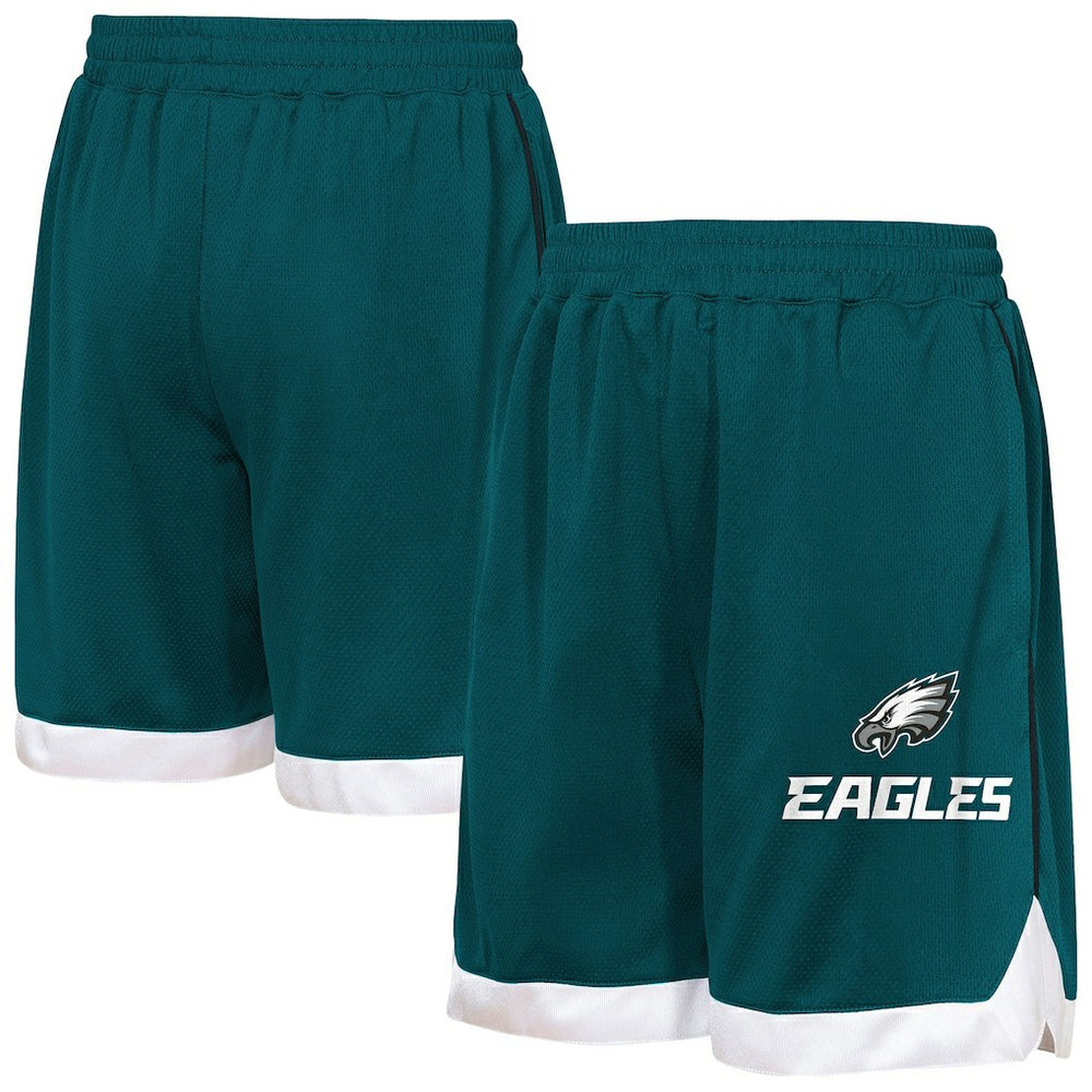 Philadelphia Eagles Outerstuff Youth All Star Mesh Shorts Midnight Green - NFL