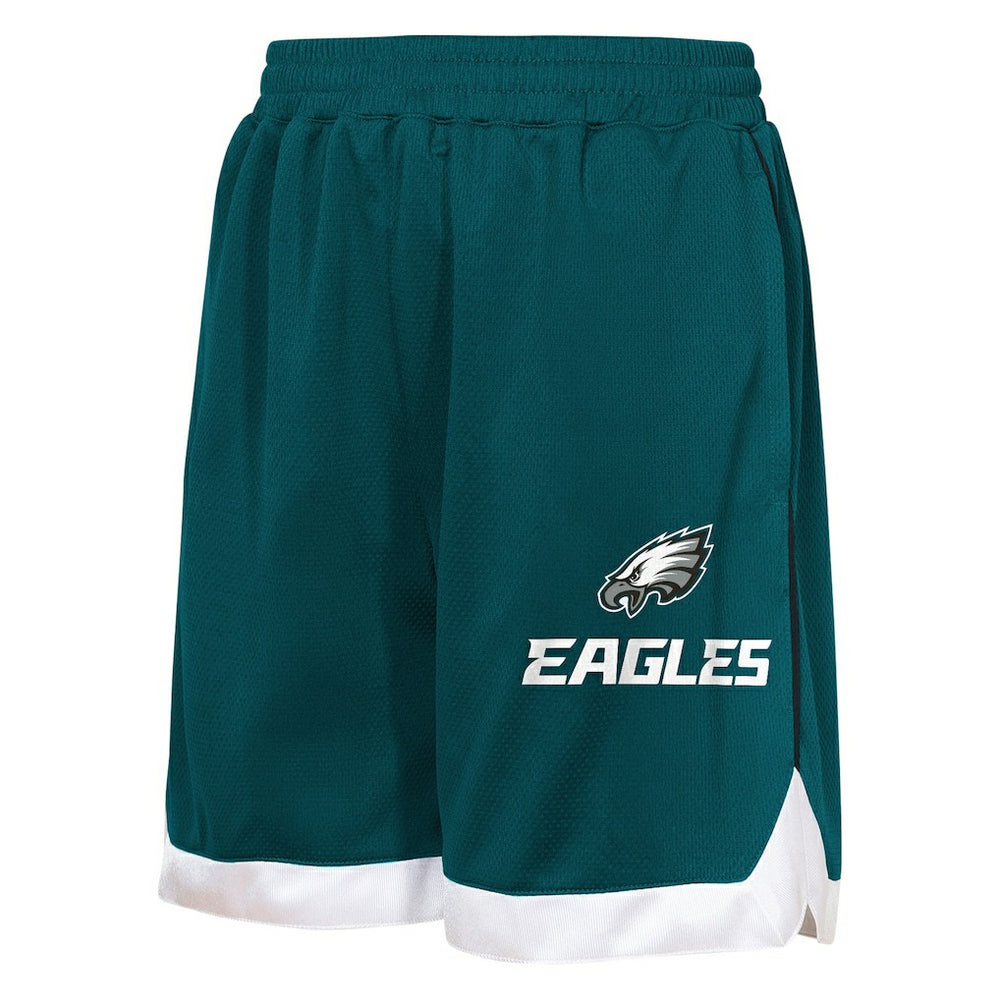 Philadelphia Eagles Outerstuff Youth All Star Mesh Shorts Midnight Green - NFL