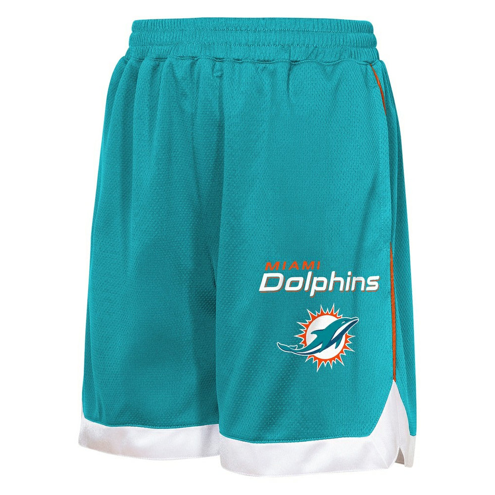 Miami Dolphins Outerstuff Youth All Star Mesh Shorts Aqua - NFL