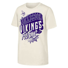Minnesota Vikings Outerstuff Youth Action Comic T-Shirt Natural - NFL