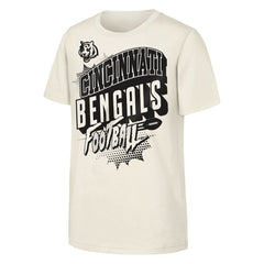 Cincinnati Bengals Outerstuff Youth Action Comic T-Shirt Natural - NFL