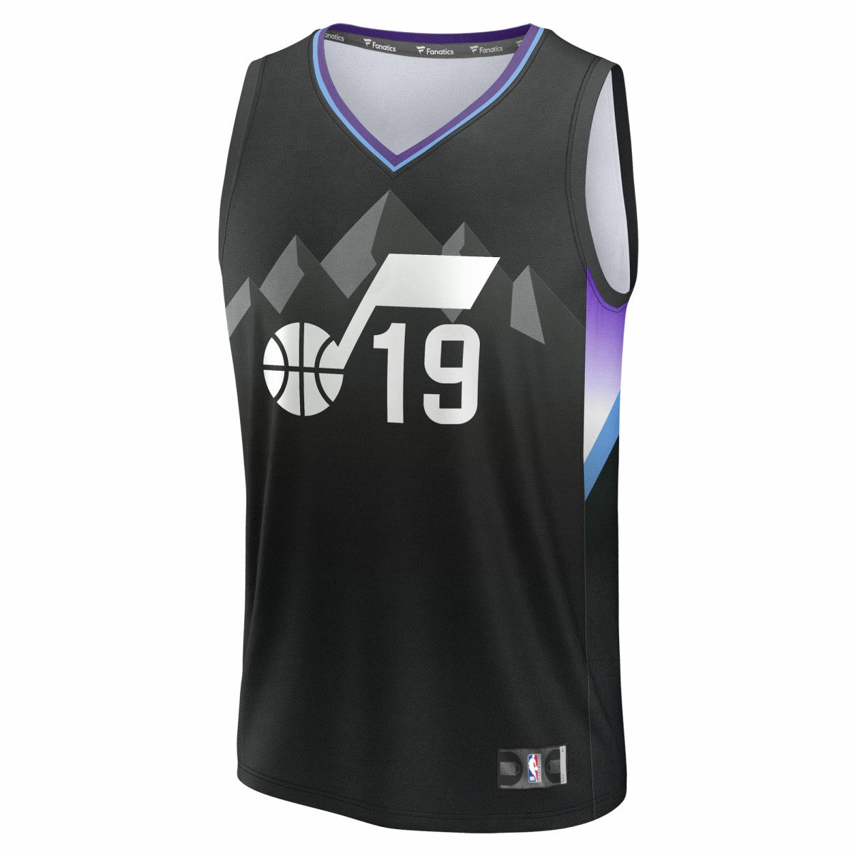 Fanatics - Ace Bailey Utah Jazz Youth 2025 NBA Draft First Round Pick Fast Break Replica Jersey - Statement Edition - Black