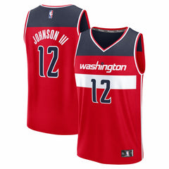 Fanatics - Tre Johnson III Washington Wizards Youth 2025 NBA Draft First Round Pick Fast Break Replica Jersey - Icon Edition - Red