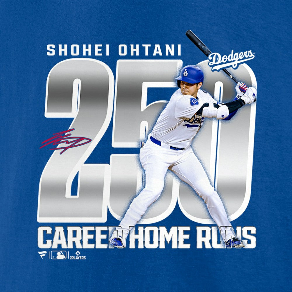 Shohei Ohtani Los Angeles Dodgers 250 Home Runs T-Shirt Sale