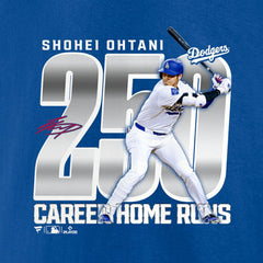 Shohei Ohtani Los Angeles Dodgers 250 Home Runs T-Shirt Sale