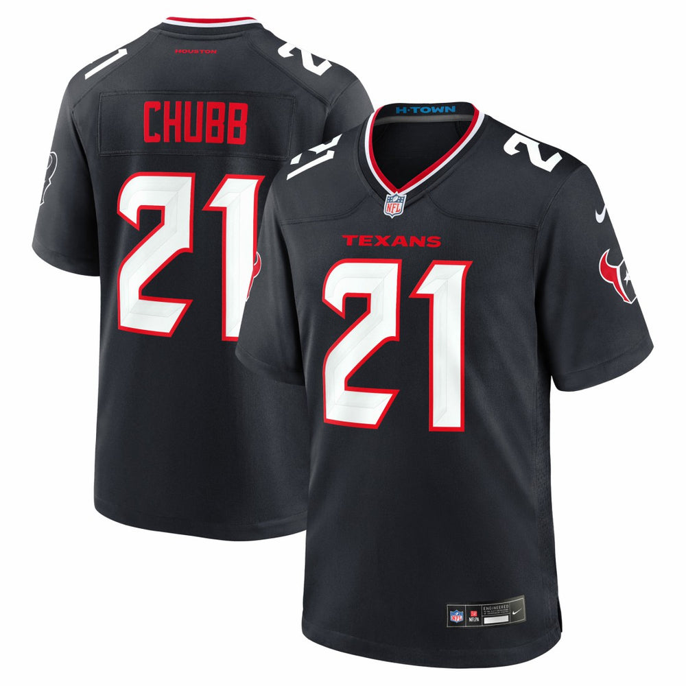 Nick Chubb Houston Texans Team Game Jersey Navy - Nike