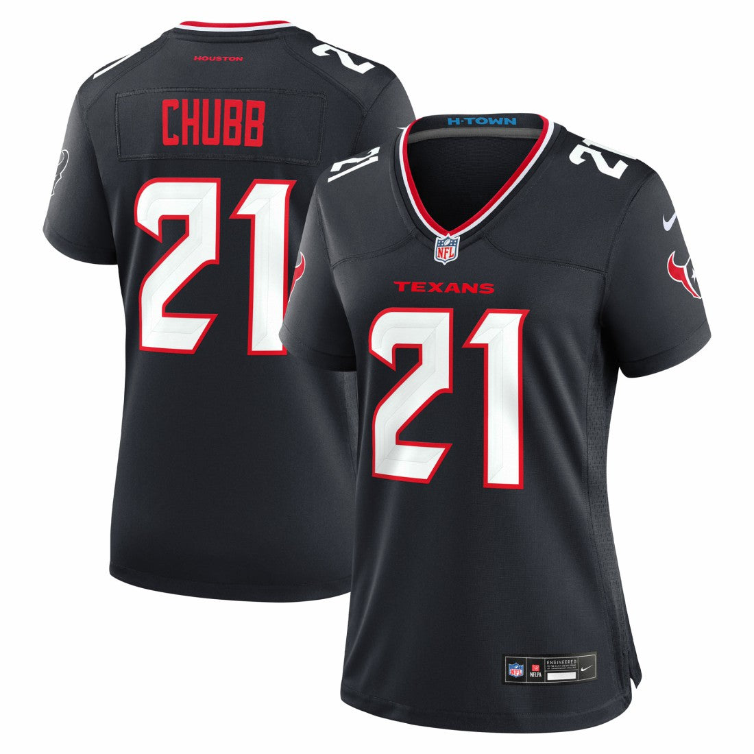 Nick Chubb Houston Texans Women's Team Game Jersey Navy - Nike