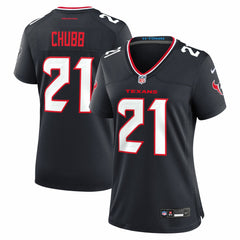 Nick Chubb Houston Texans Women's Team Game Jersey Navy - Nike