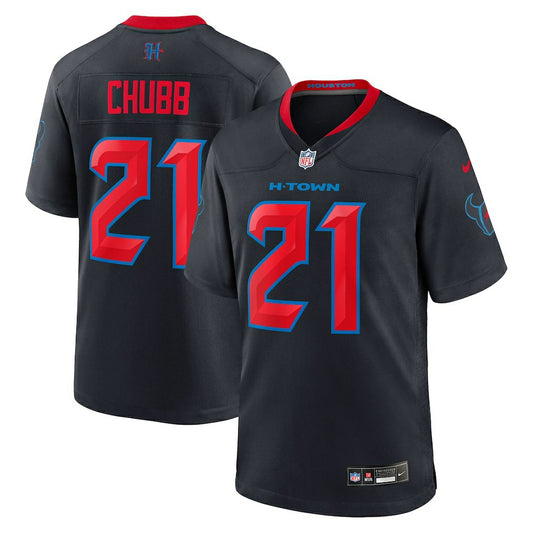 Nick Chubb Houston Texans Alternate 2 Game Jersey - Navy | NFL Jerseys