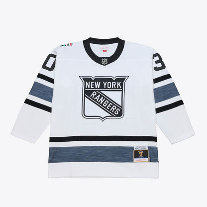 Henrik Lundqvist Mitchell & Ness 2019 All-Star Game Power Play Jersey - White | NHL Jerseys