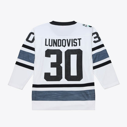 Henrik Lundqvist Mitchell & Ness 2019 All-Star Game Power Play Jersey - White | NHL Jerseys