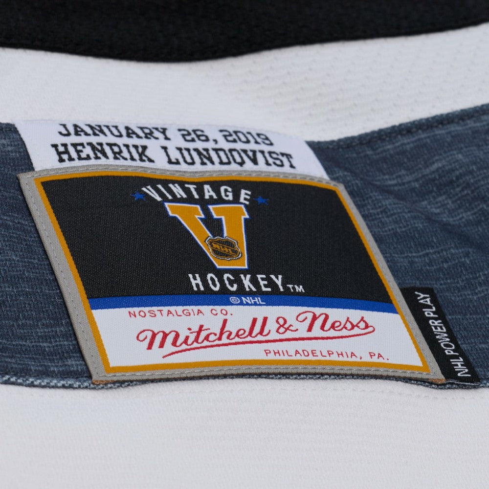 Henrik Lundqvist Mitchell & Ness 2019 All-Star Game Power Play Jersey - White | NHL Jerseys