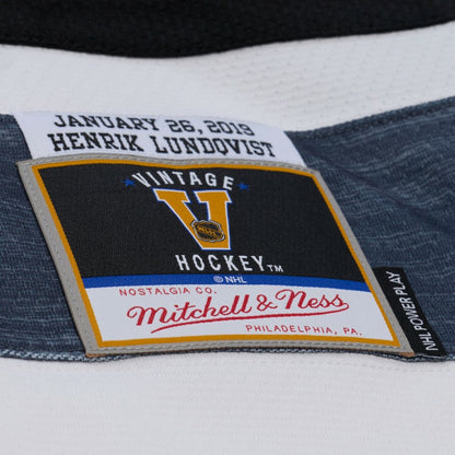 Henrik Lundqvist Mitchell & Ness 2019 All-Star Game Power Play Jersey - White | NHL Jerseys