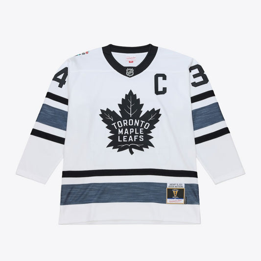 Auston Matthews Mitchell & Ness 2019 All-Star Game Power Play Jersey - White | NHL Jerseys
