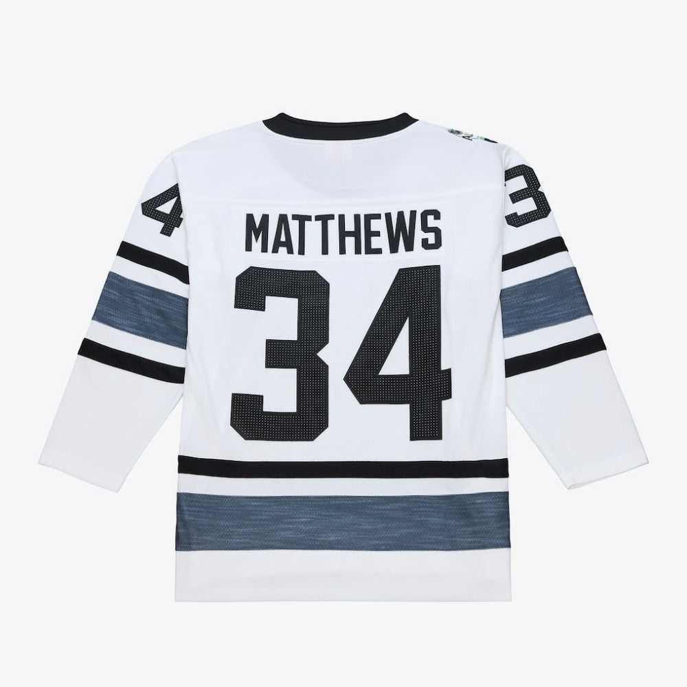 Auston Matthews Mitchell & Ness 2019 All-Star Game Power Play Jersey - White | NHL Jerseys