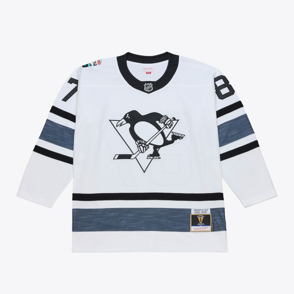 Sidney Crosby Mitchell & Ness 2019 All-Star Game Power Play Jersey - White | NHL Jerseys